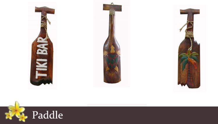 Paddle carving painthing